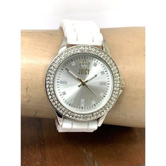 Juicy By Juicy Couture Women\'s Watch JC/5027 Quartz Silver Dial White Rubber main image 4